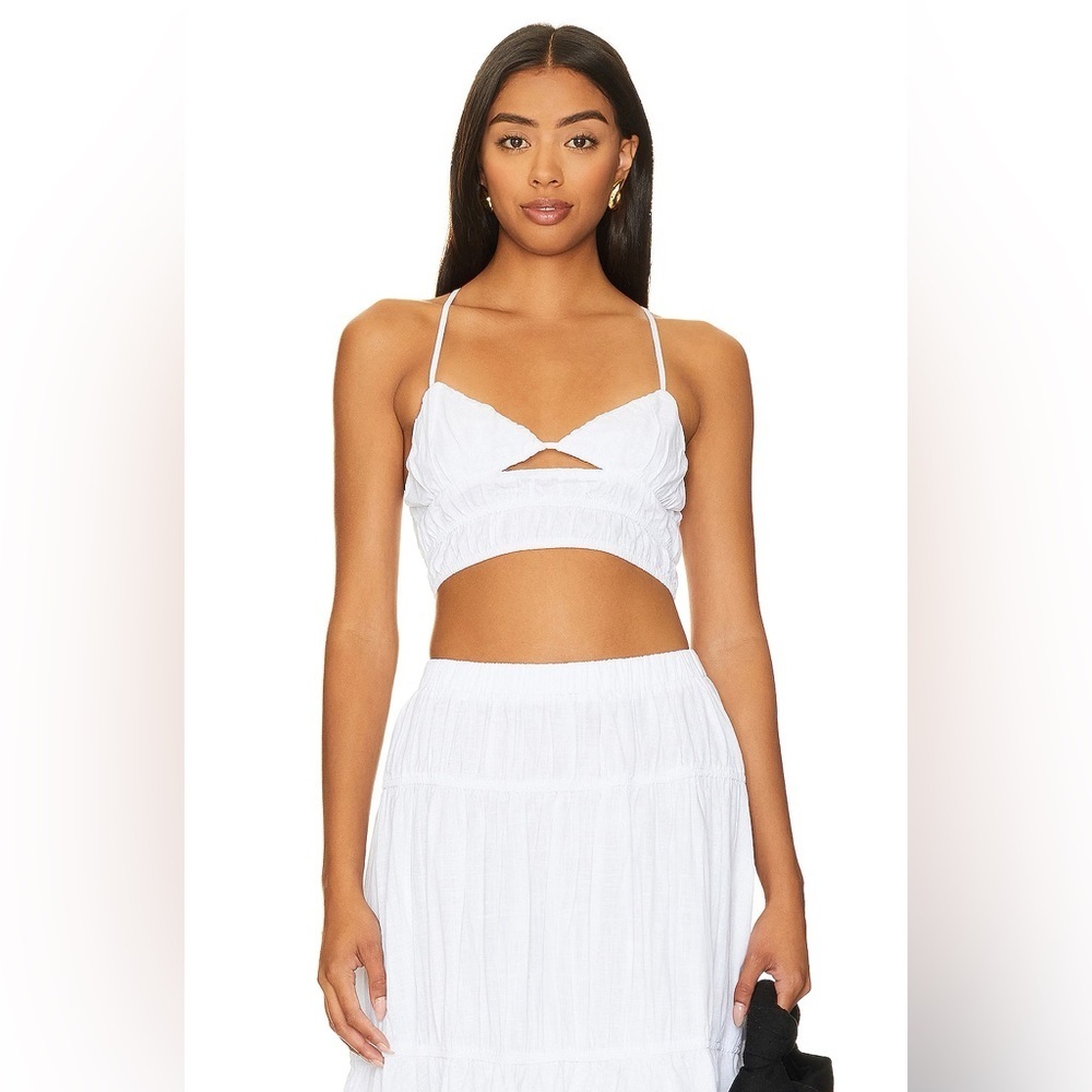 NWT SNDYS White Talia Top Sold Out Size Medium